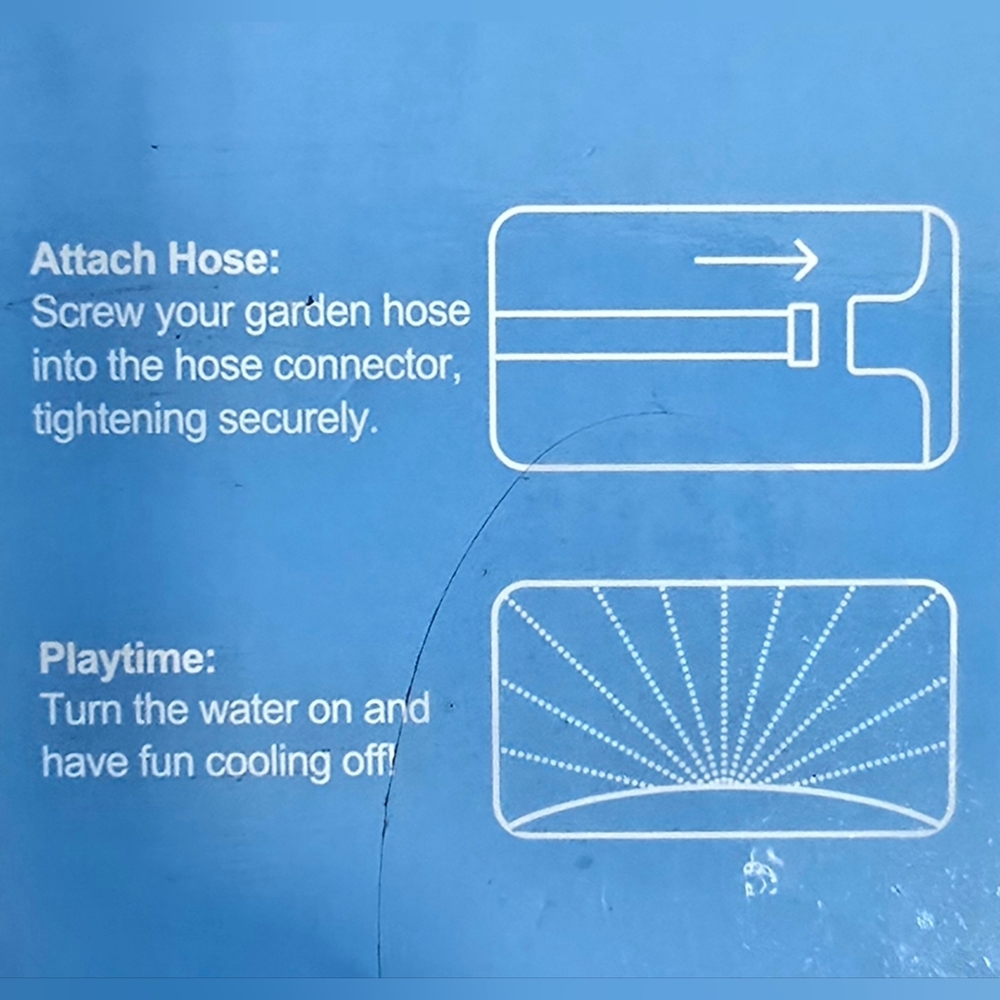 Sun & Sky Hopscotch Spraying Splash Mat - Picture 2 of 2